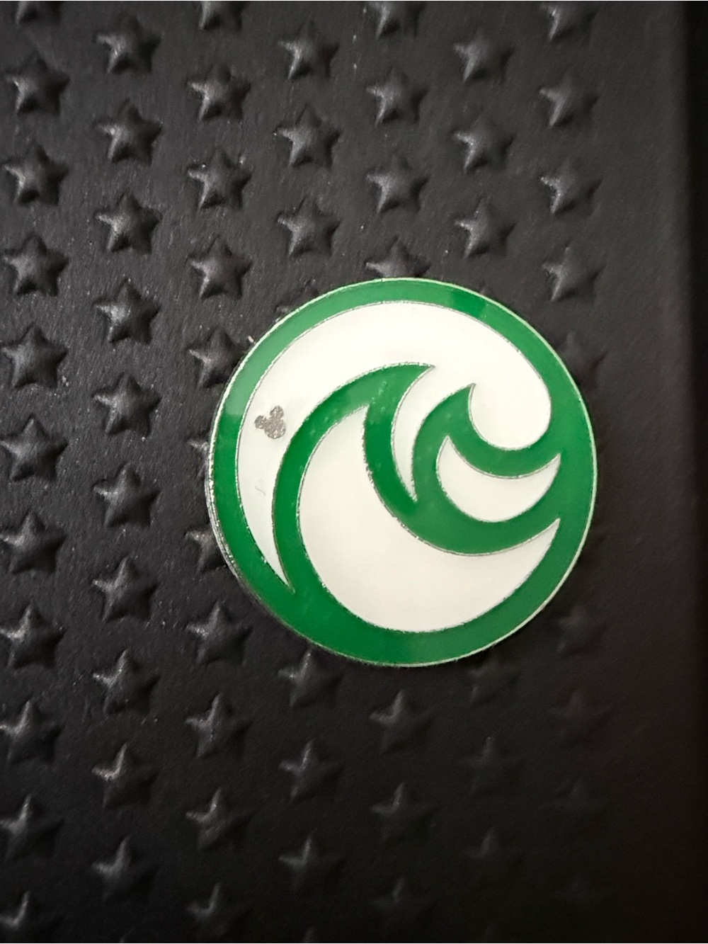 Disney Green and White Wave Enamel Pin Originally Cast Member Pins.